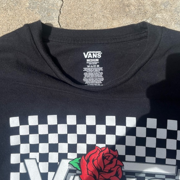 Men’s Long Sleeve Vans T-Shirt | Size (m) Medium | Vans - Picture 3 of 4